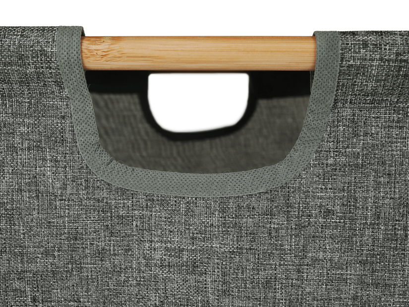 Regál Kendra (bambus + sivá)