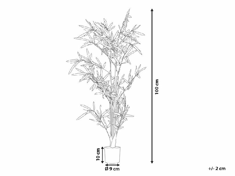 Umelá rastlina 100 cm BAMBU