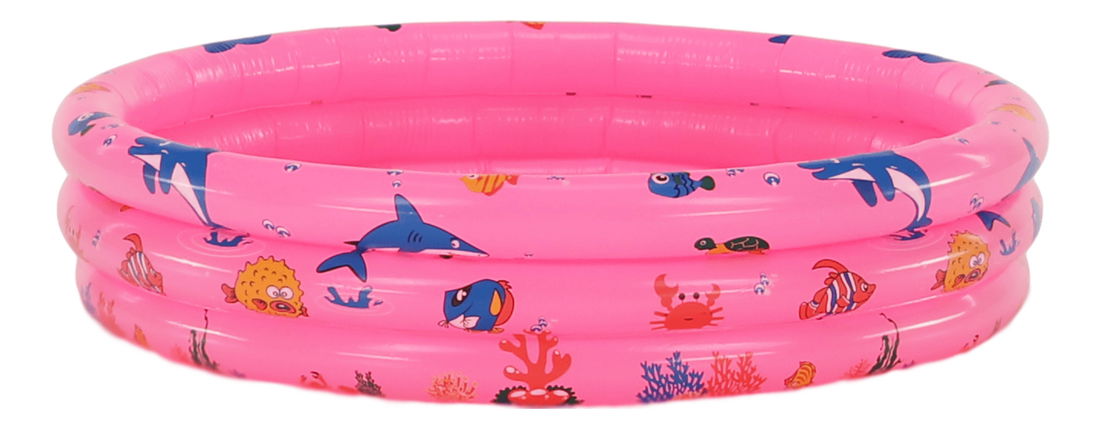 Dječji bazen na napuhavanje Leah (ružičasta + uzorak)