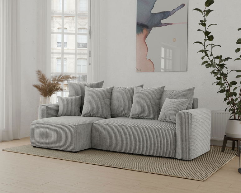 Sarokkanapé Denia (B) (világosszürke)