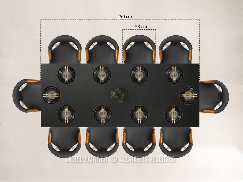 Masă sufragerie Nadador (nuc)