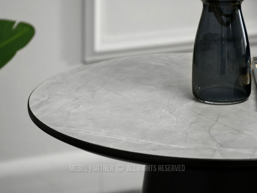 Dohányzóasztal Otava 45 (márványszürke + fekete)