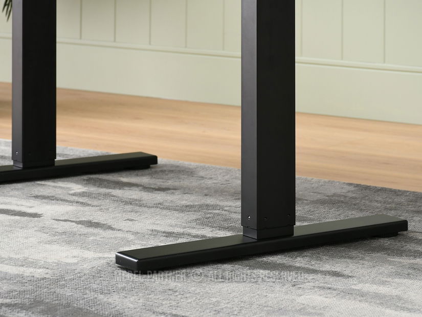 Masă PC Osto 100 (stejar negru + alb)