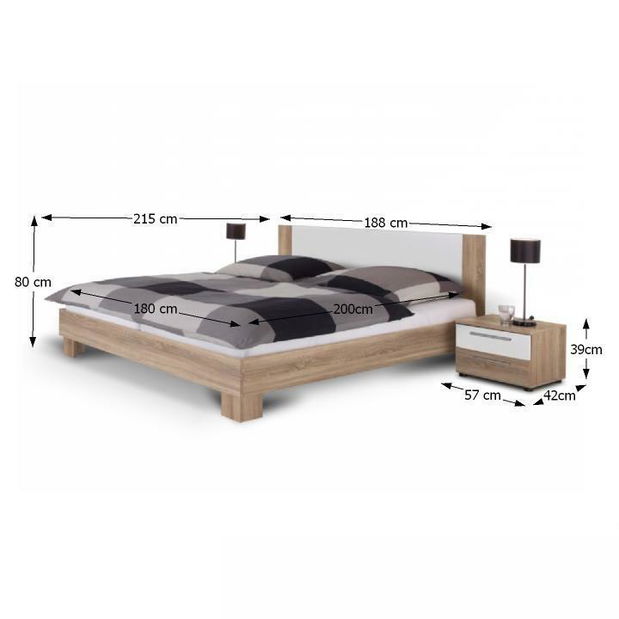 Hálószoba Kami (sonoma tölgy)