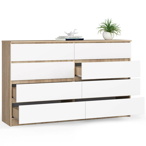 Comodă – Akord – Koa IV (stejar sonoma + alb) *resigilat