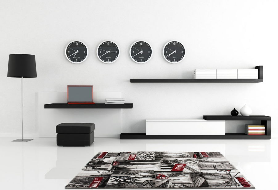 Kusový koberec Metro 941 Silver