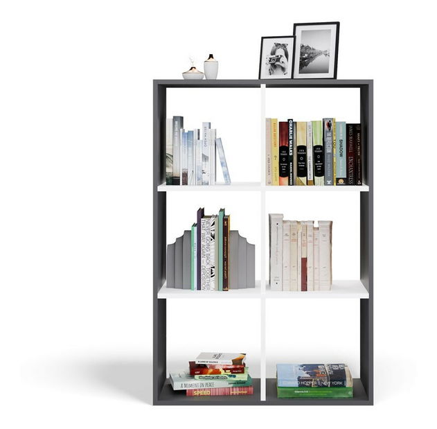 Regál Metros 3 (antracit + fehér)