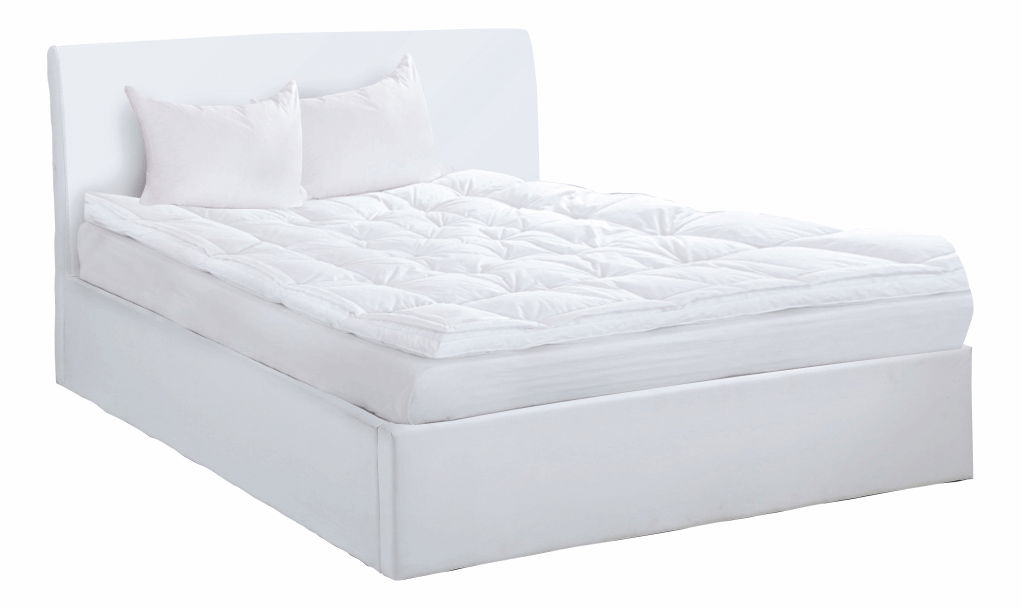 Manželská posteľ 180 cm Kralla (biela) (s roštom)