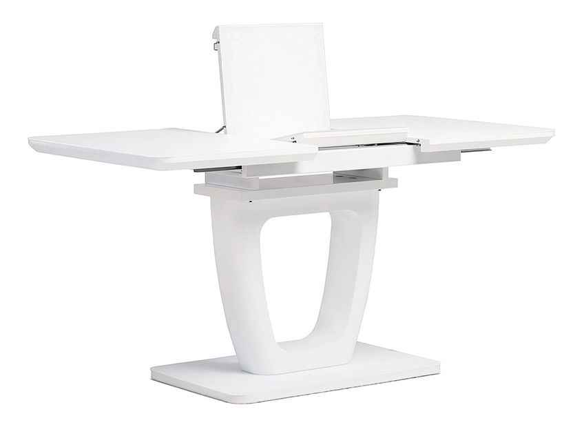 Masă de sufragerie Hreidmar-430-WT (Alb) (pentru 4 până la 6 persoane)