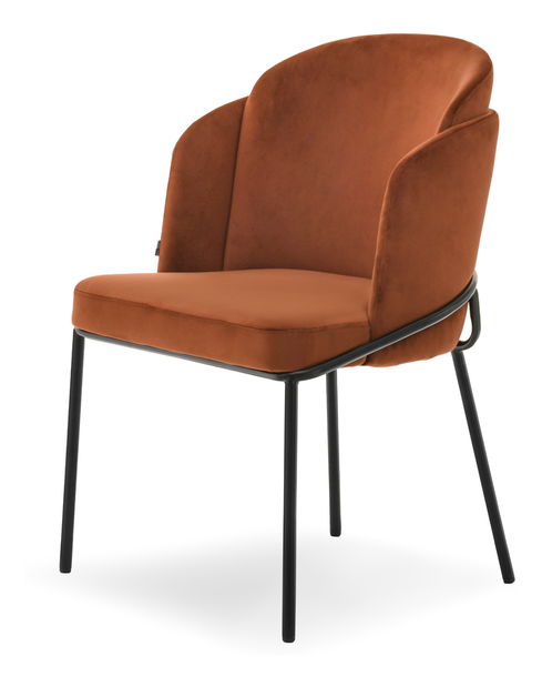 Jedálenská stolička Continuara (čierna)