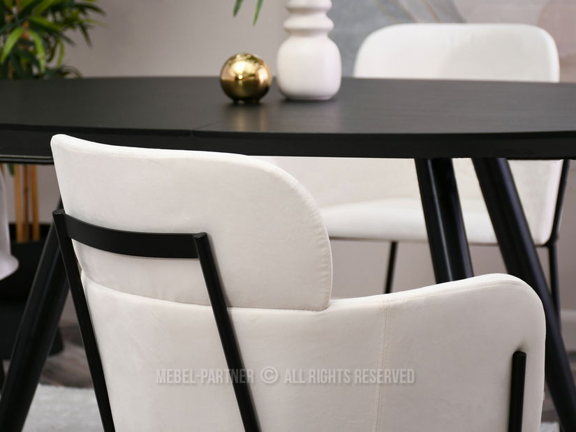 Stolica Baggie K (krem + crna)