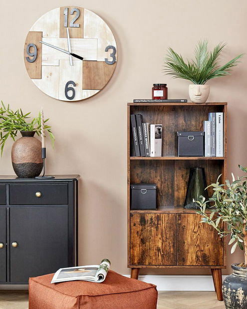 Zidni sat ø 60 cm Micza (svijetlo drvo)