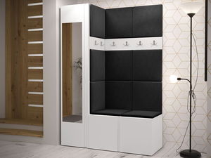 Predsoblje Tovenaz X (tamnosiva) (s ogledalom)