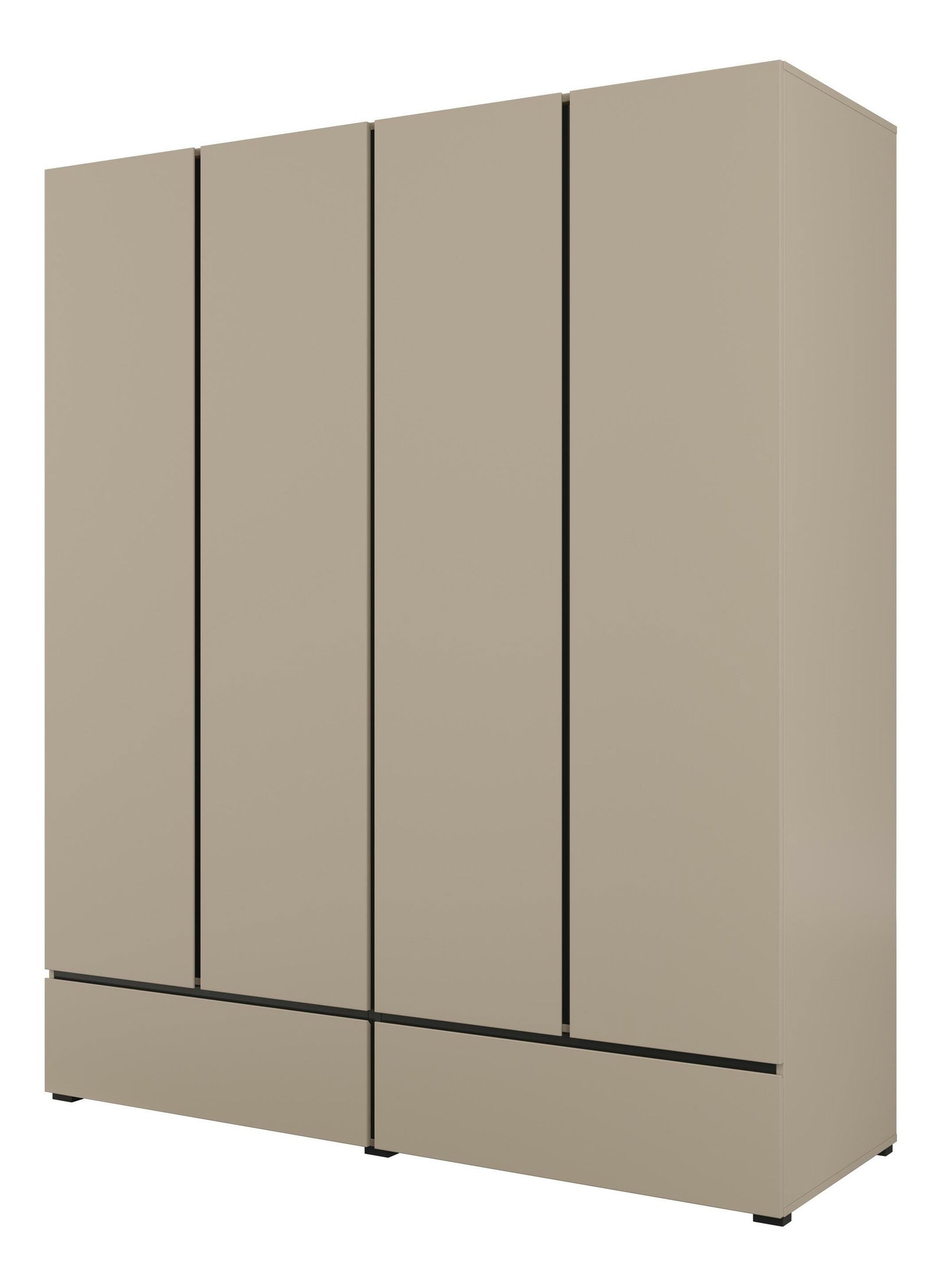 Dulap de haine Crossroad S20 (congo + negru)