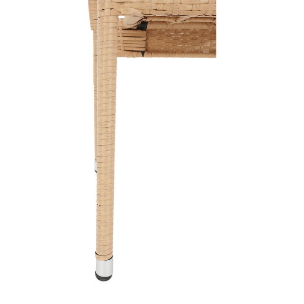 Záhradná stolička Vinata (svetlohnedá)