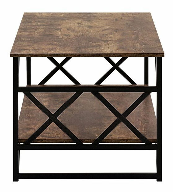 Dohányzóasztal Boton (sötétbarna)