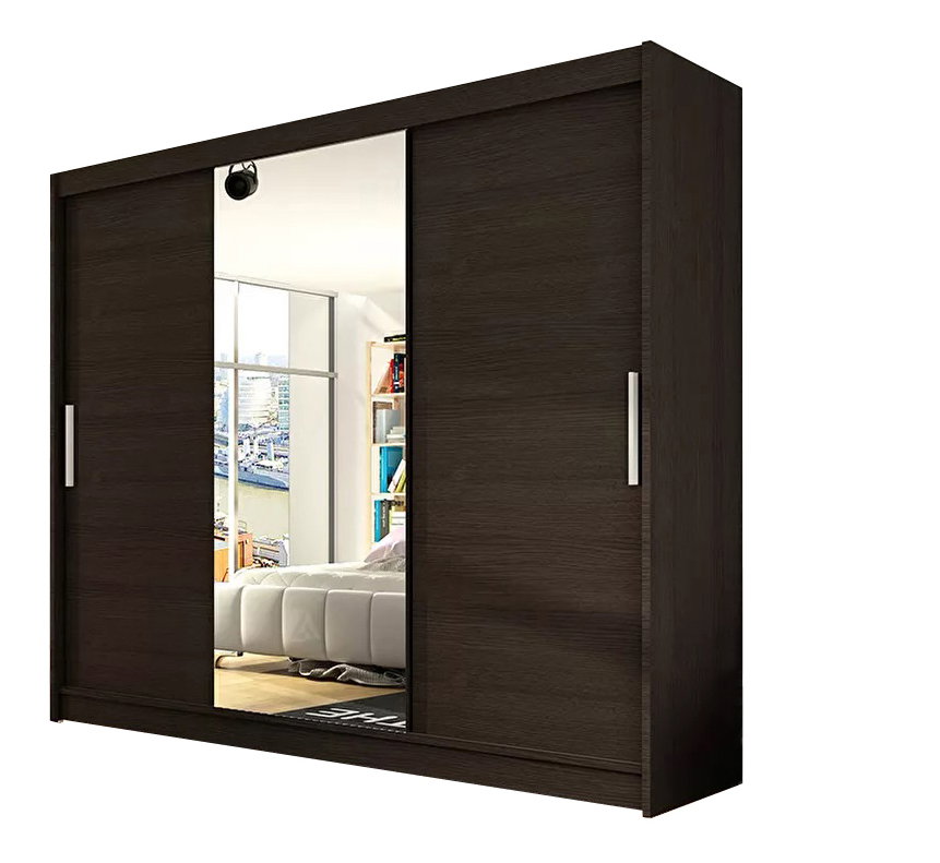 Šatníková skriňa Alex (čokoládová)