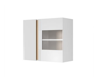 Zidna vitrina Cethos Tip 96 (bijela + hrast grandson)