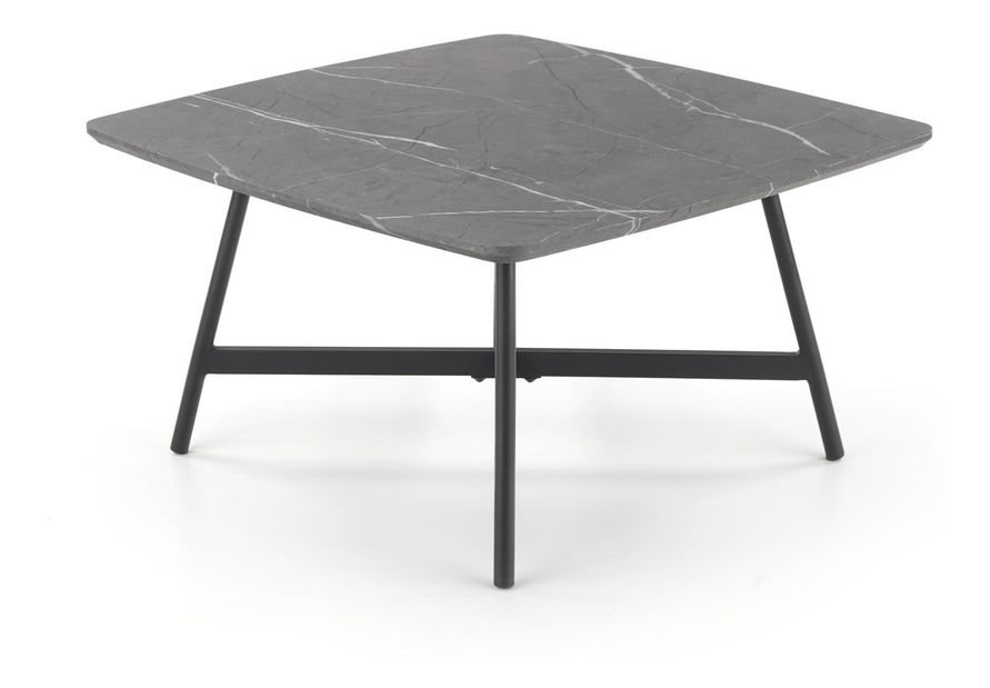 Masă de cafea Fariola (marmură gri + negru)