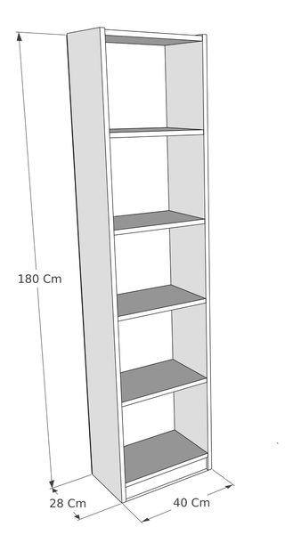 Raft Fredericca (Gri închis)