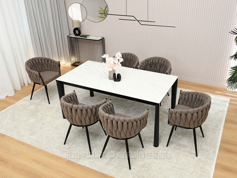 Szék Roza (világosbarna + fekete)