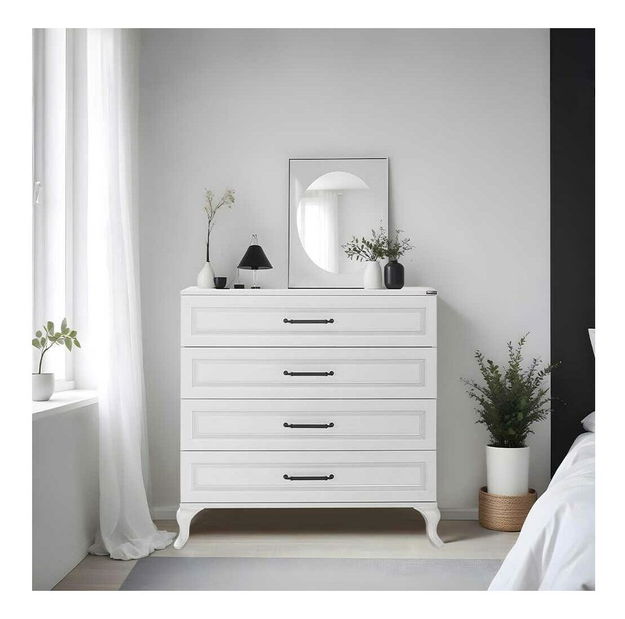 Comodă Seraphina 5 (alb) 