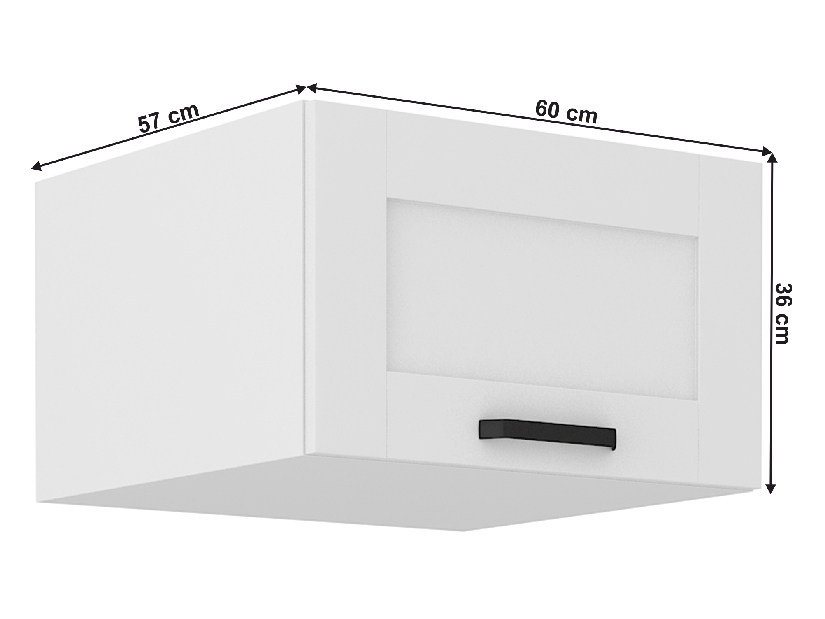 Dulap superior Lesana 1 (alb) 60 NAGU-36 1F 