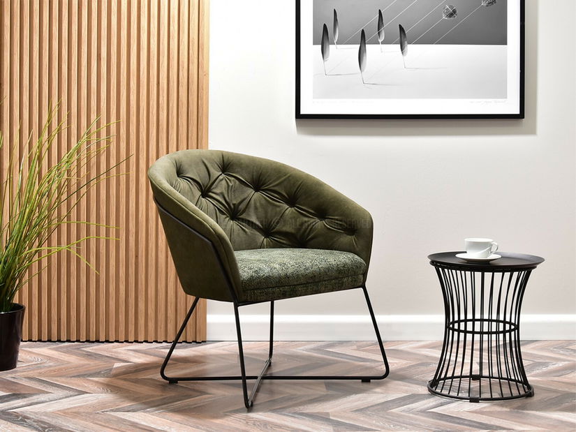 Fotoliu relax Lagooza (verde + negru)