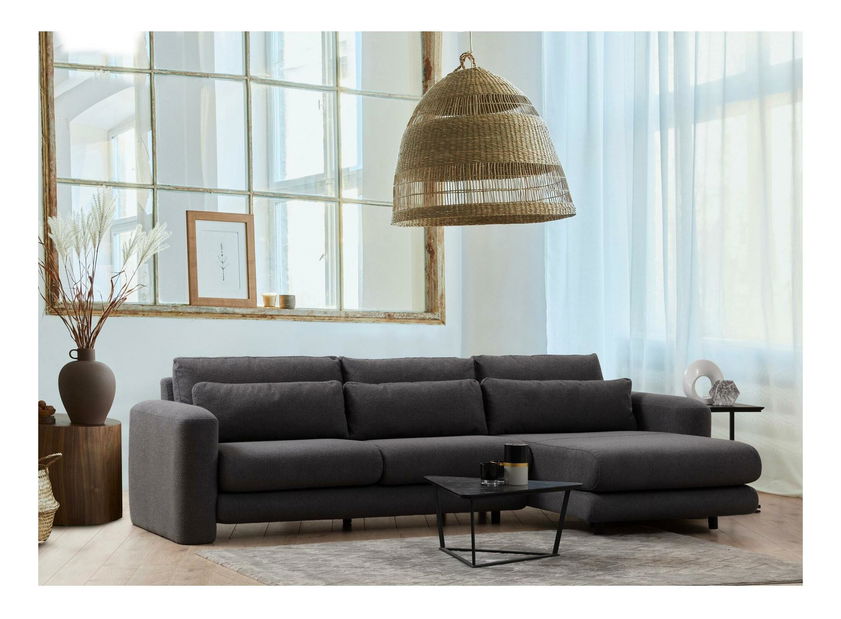 Colțar Lelysena (D) (gri + negru)