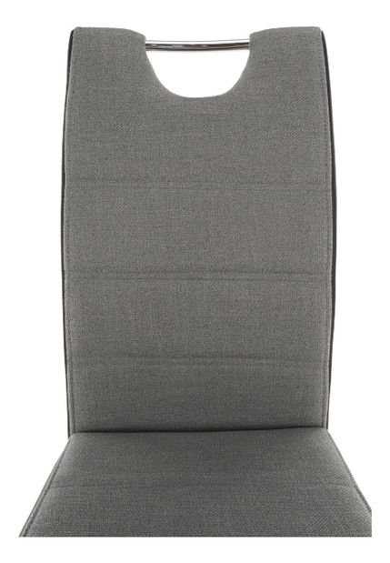 Scaun de sufragerie Ive (Gri închis + Negru)