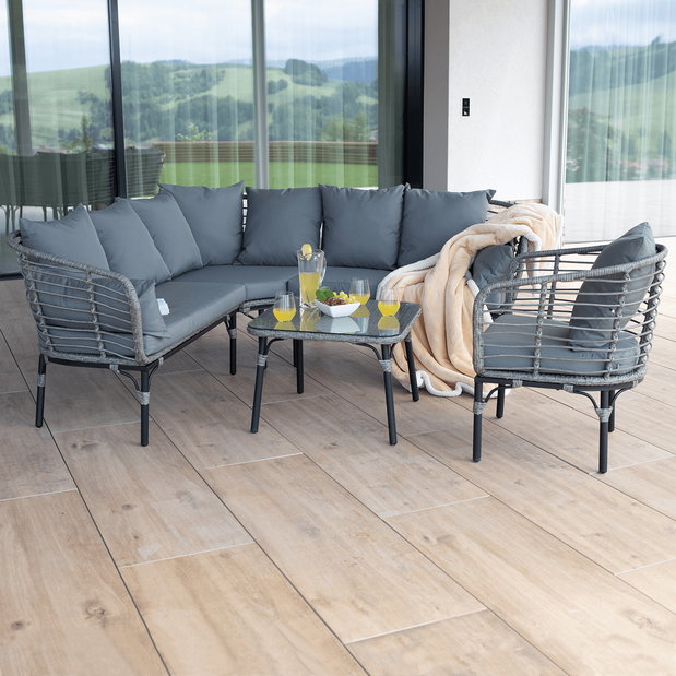 Záhradný 3-dielny set Mandania 