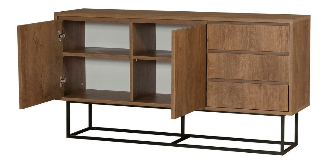 Set za dnevni boravak Laxi 19 (orah + crna)