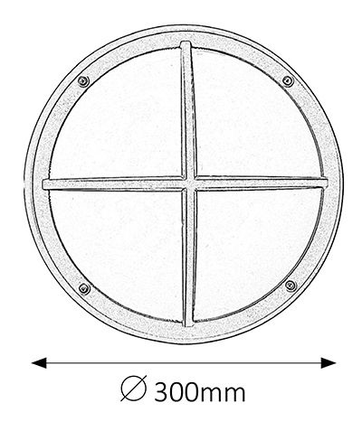 Vonkajšie svietidlo Alvorada 8050 (antracit + sivá)