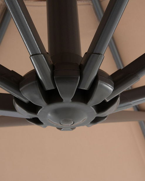 Umbrelă de grădină 300 cm RAVONA (metal) (bej nisipiu)