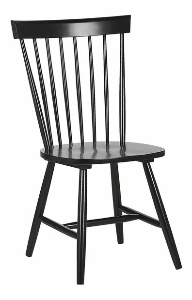 Set 2 ks. jedálenských stoličiek Bargo (čierna)