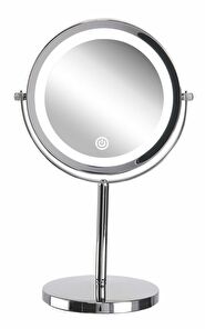 Kozmetičko ogledalo Verde (srebrna) (s LED rasvjetom)
