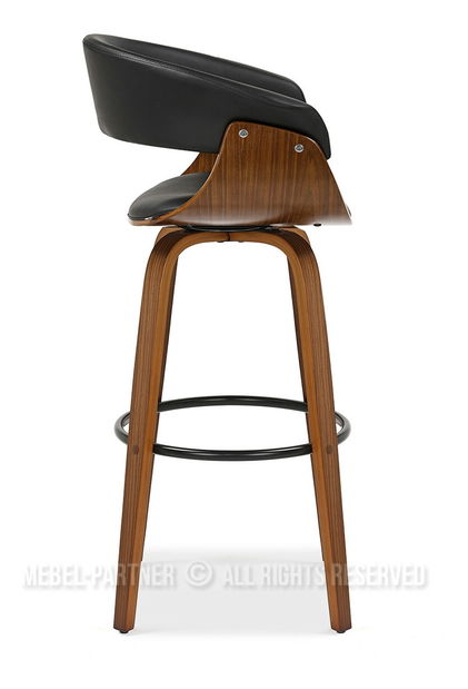 Scaun bar Elynah 75 (negru)