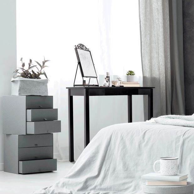 Konzolasztal Amorette (fekete)