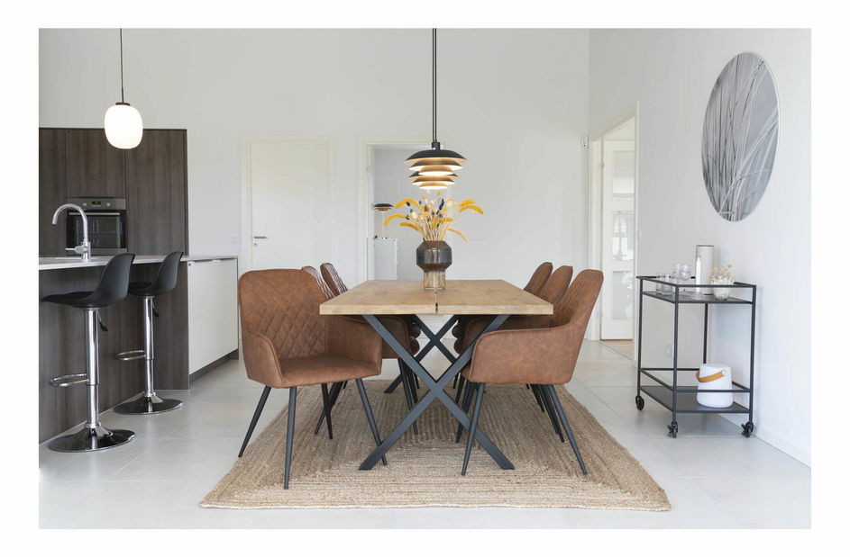 Jedálenská stolička Heravina 1 (hnedá)