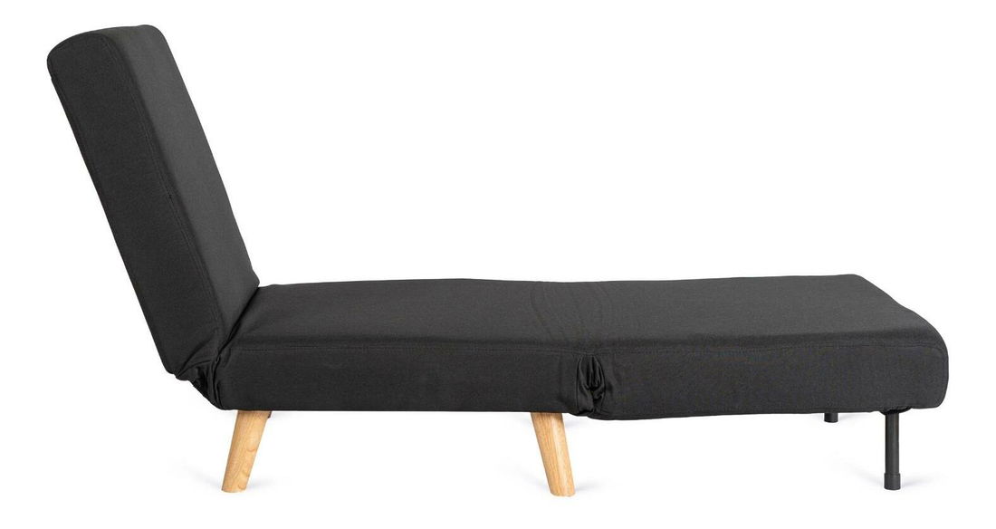 Fotoliu extensibil Motecacleta 1 (negru) 