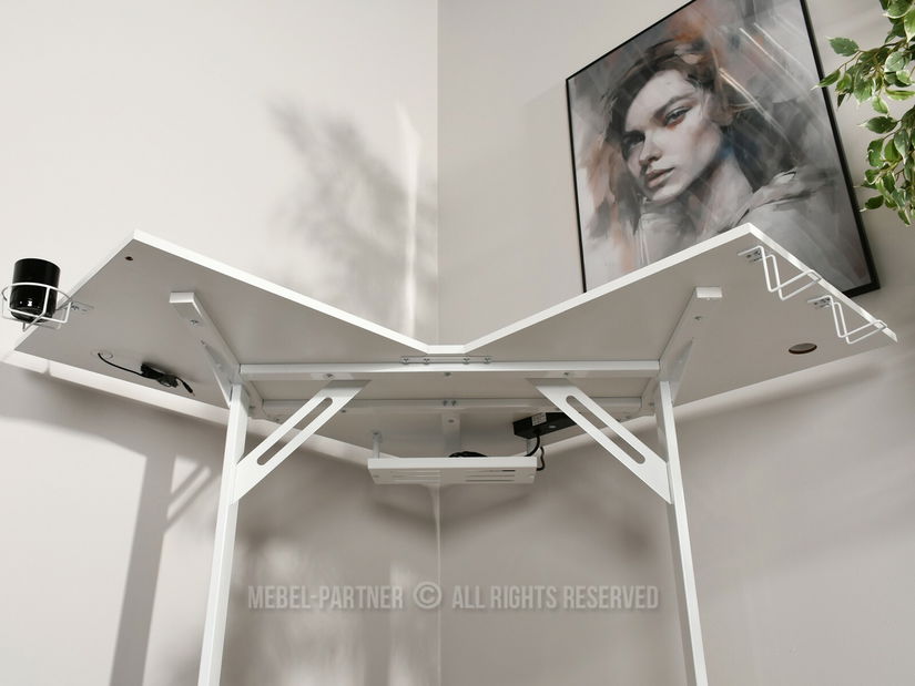 Masă PC Matts C (alb)