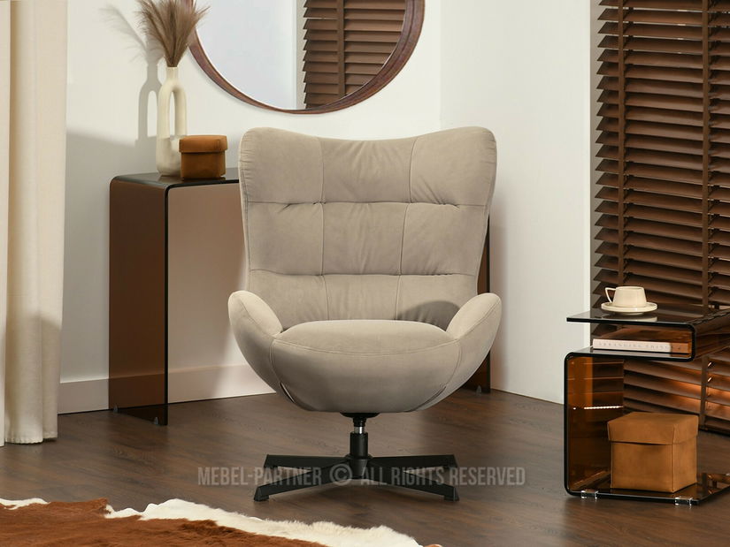 Fotoliu relax Sikula (bej + negru)