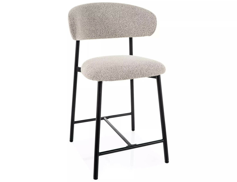 Barová stolička Elteron H 2 (čierna + béžová)