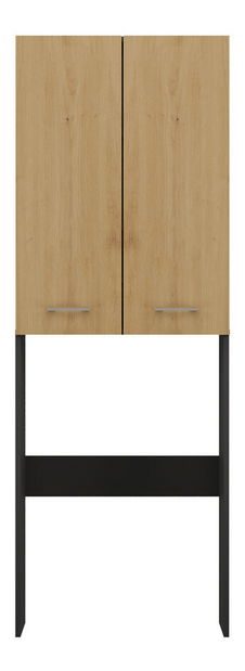 Skrinka nad práčku Perdieron 2 (antracit + dub artisan)