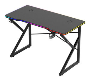 PC stolić Hyperion 1.7 (crna + šarena) (s LED rasvjetom)