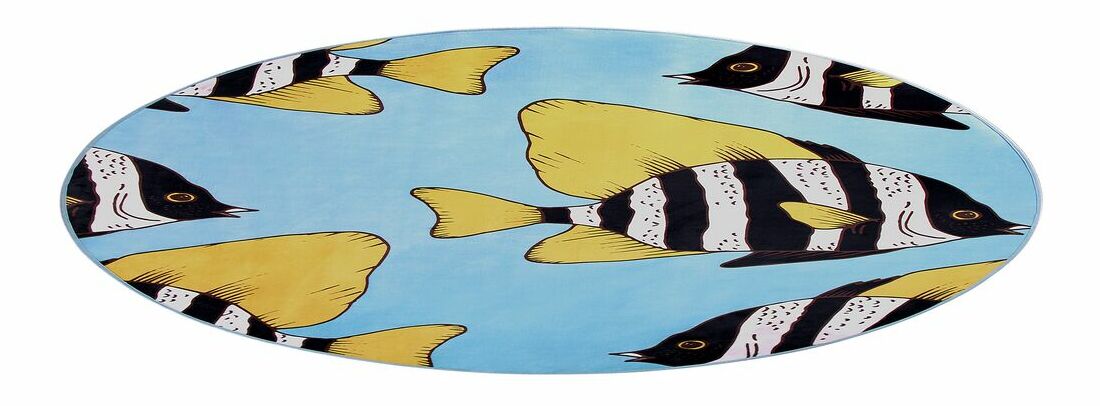 Koberec Firona (modrá) (kruh)