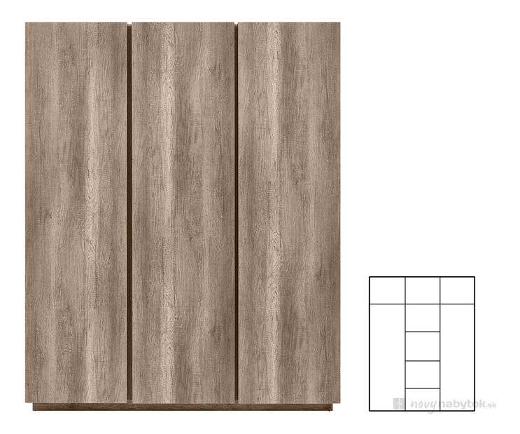 Dulap de haine Anticca SZF3D