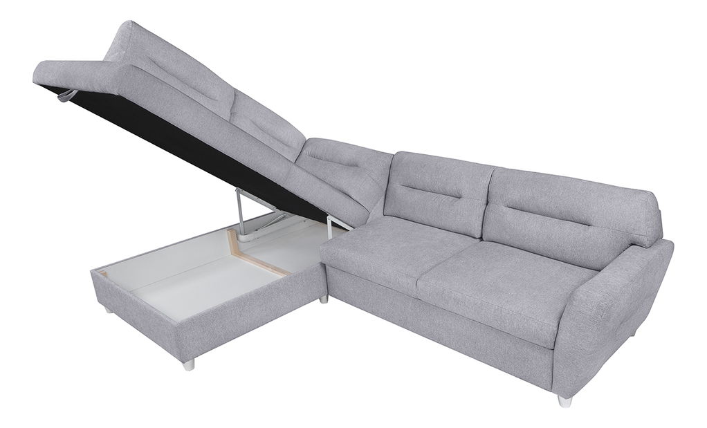 Rohová sedačka BRW Sotelo RECBK.2F (sivá) (L)