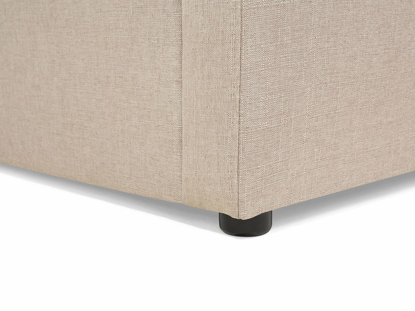 Manželská posteľ 140 cm ROME (s roštom a úl. priestorom) (béžová) *výpredaj