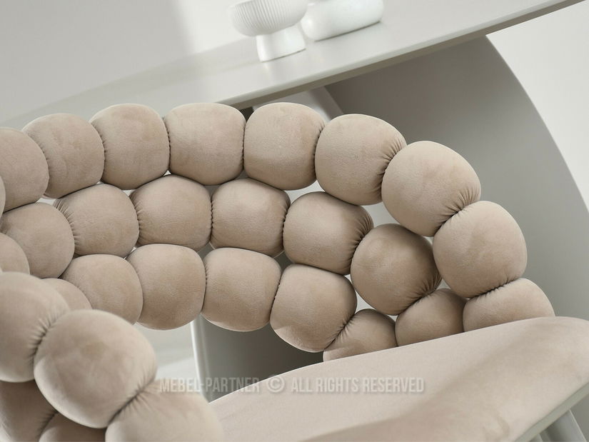 Jedálenská stolička Logico (béžová + sivá)